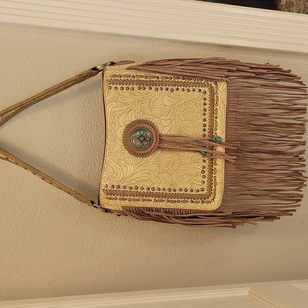 Western Fringe Shoulder Handbag